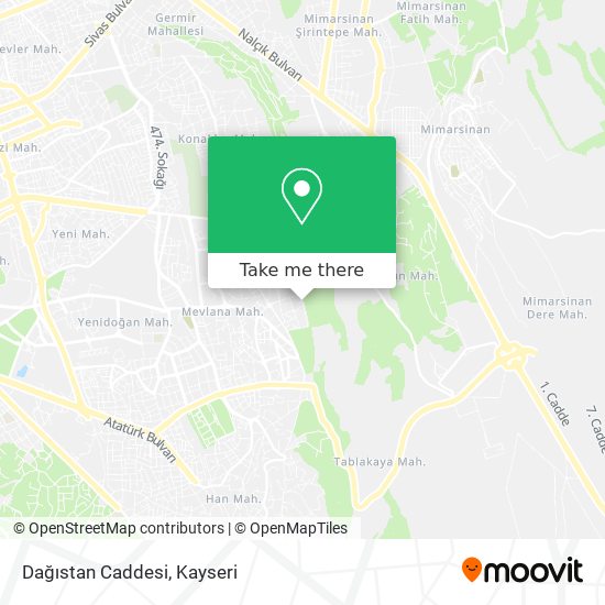 Dağıstan Caddesi map