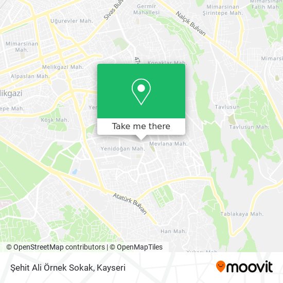 Şehit Ali Örnek Sokak map