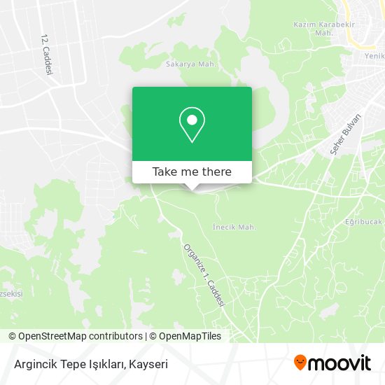 Argincik Tepe Işıkları map