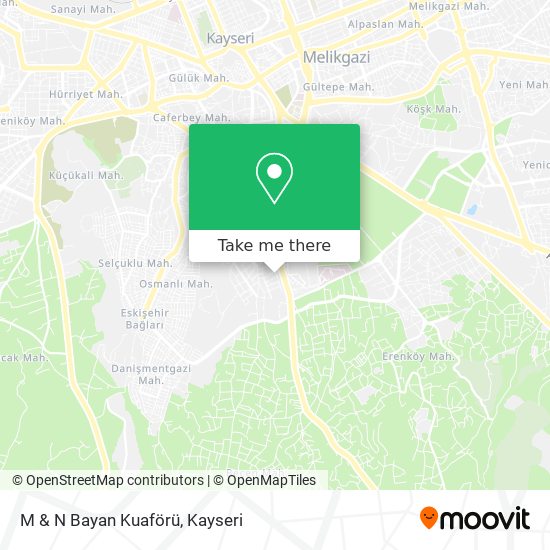 M & N Bayan Kuaförü map