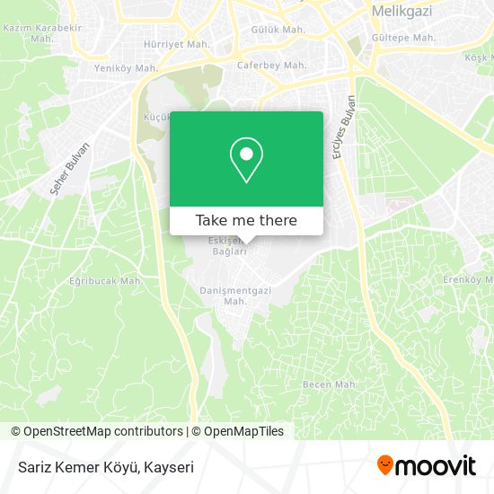 Sariz Kemer Köyü map