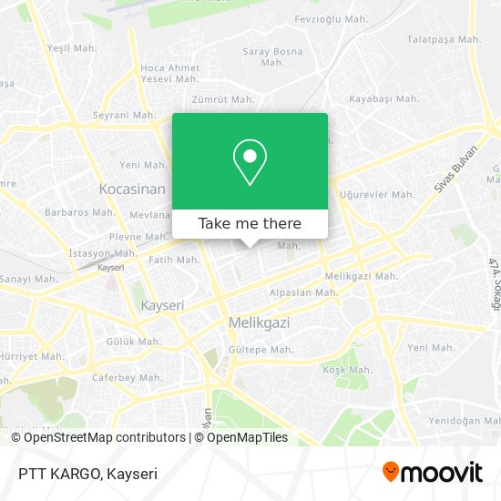 PTT KARGO map