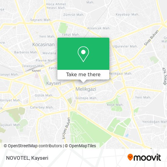 NOVOTEL map