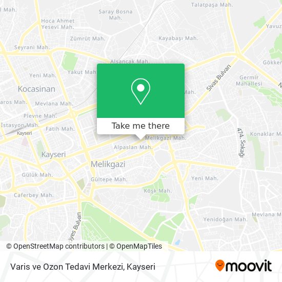 Varis ve Ozon Tedavi Merkezi map