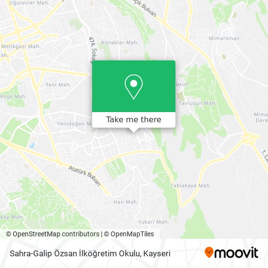 Sahra-Galip Özsan İlköğretim Okulu map