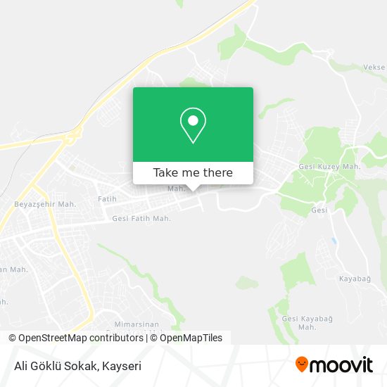Ali Göklü Sokak map