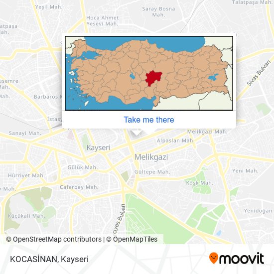 KOCASİNAN map