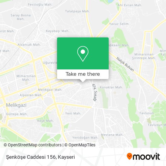 Şenköşe Caddesi 156 map