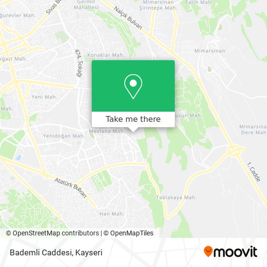 Bademli Caddesi map