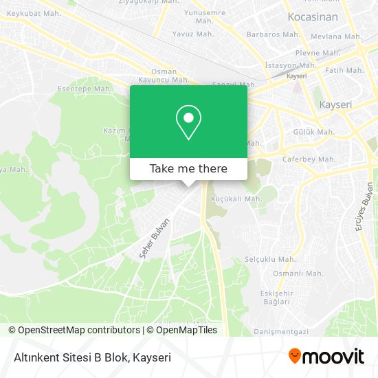Altınkent Sitesi B Blok map
