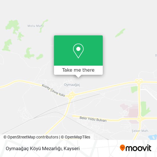 Oymaağaç Köyü Mezarlığı map