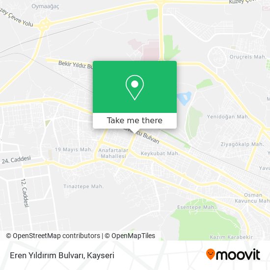Eren Yıldırım Bulvarı map