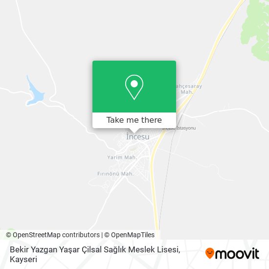Bekir Yazgan Yaşar Çilsal Sağlık Meslek Lisesi map