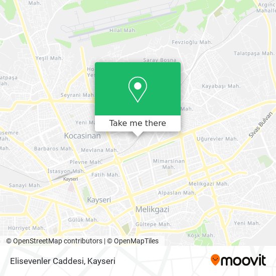 Elisevenler Caddesi map