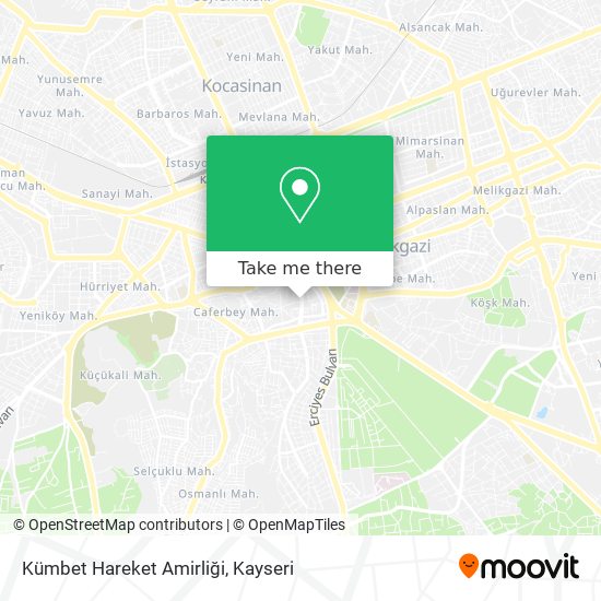 Kümbet Hareket Amirliği map