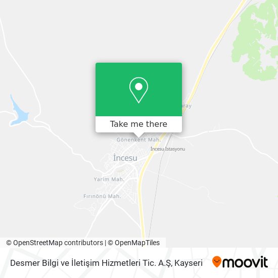 Desmer Bilgi ve İletişim Hizmetleri Tic. A.Ş map