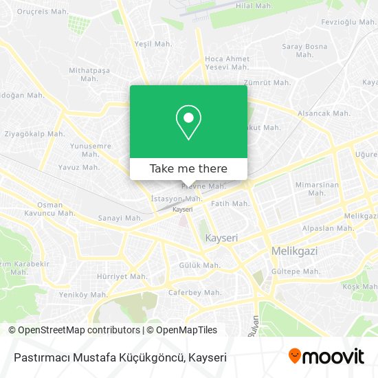Pastırmacı Mustafa Küçükgöncü map