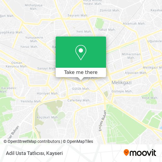 Adil Usta Tatlıcısı map