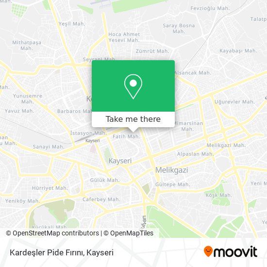 Kardeşler Pide Fırını map