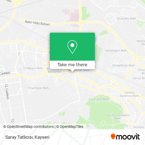 Saray Tatlıcısı map