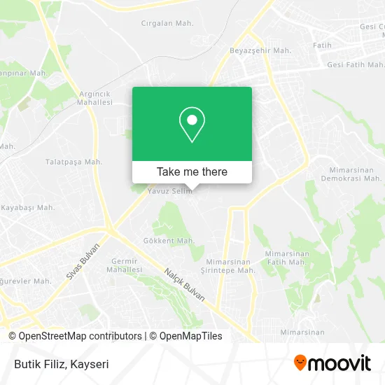 Butik Filiz map