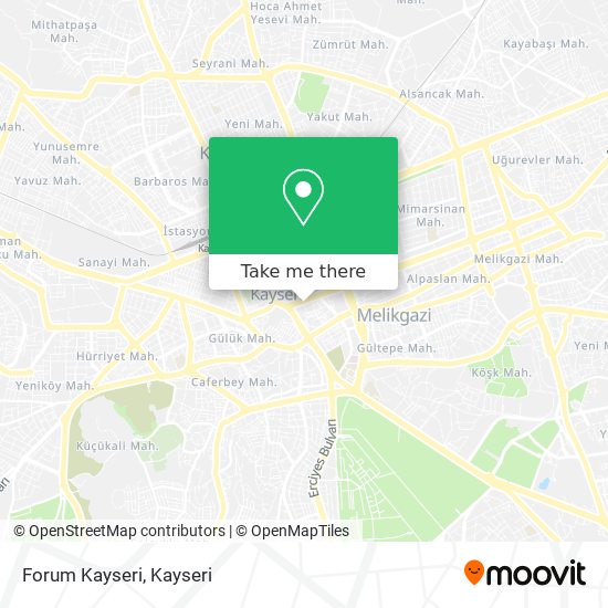 Forum Kayseri map