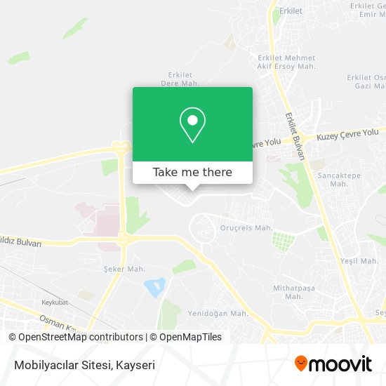 Mobilyacılar Sitesi map