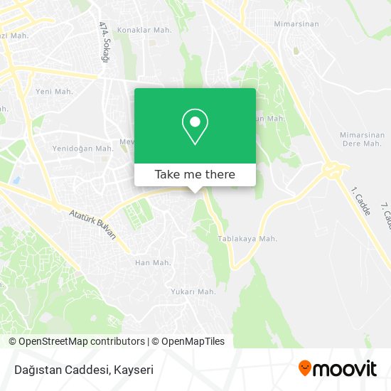 Dağıstan Caddesi map