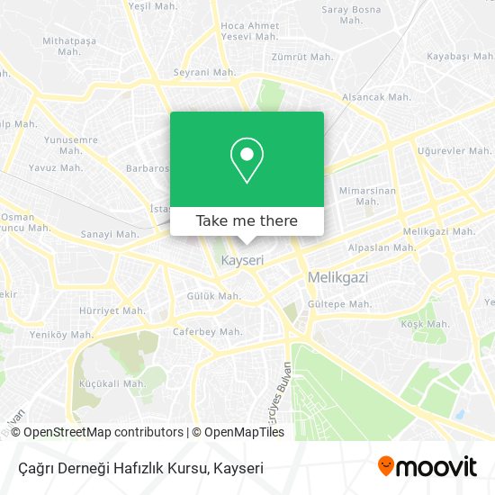 Çağrı Derneği Hafızlık Kursu map