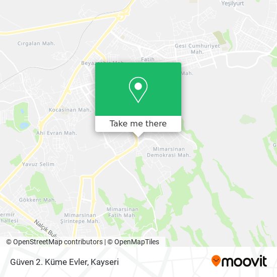 Güven 2. Küme Evler map