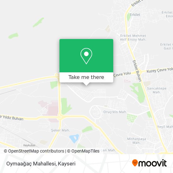 Oymaağaç Mahallesi map