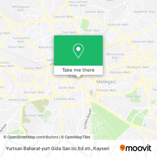 Yurtsan Baharat-yurt Gida San.tic.ltd.sti. map