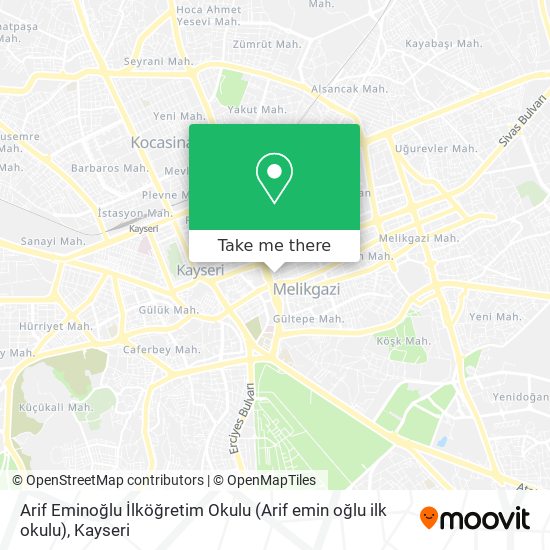 Arif Eminoğlu İlköğretim Okulu (Arif emin oğlu ilk okulu) map