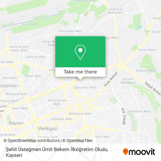 Şehit Üsteğmen Ümit Bekem İlköğretim Okulu map