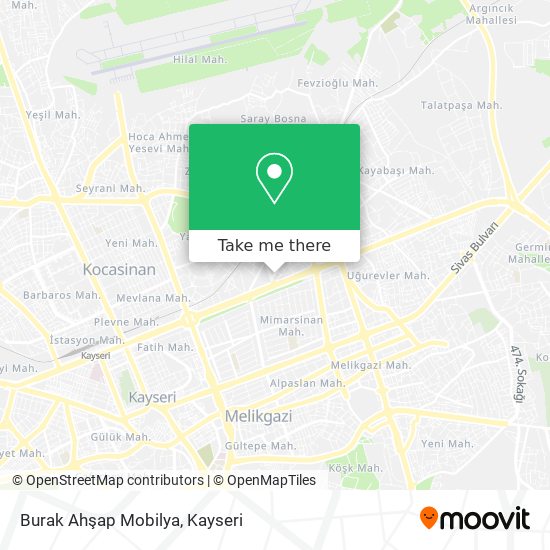 Burak Ahşap Mobilya map