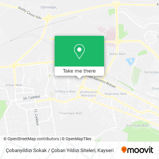 Çobanyıldızı Sokak / Çoban Yıldızı Siteleri map