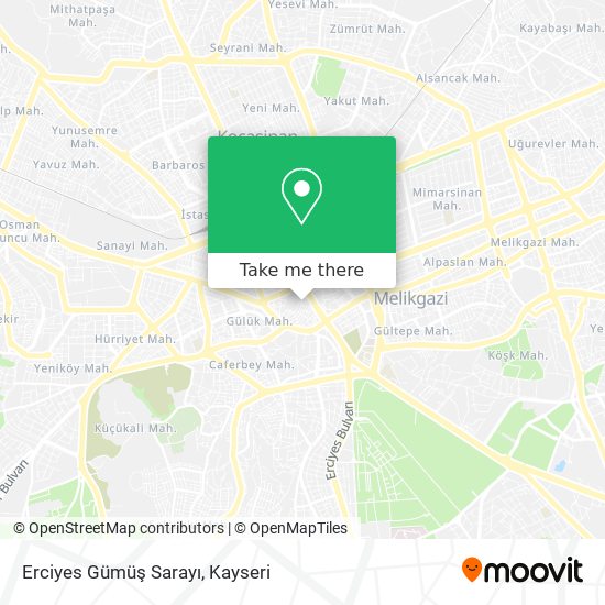 Erciyes Gümüş Sarayı map