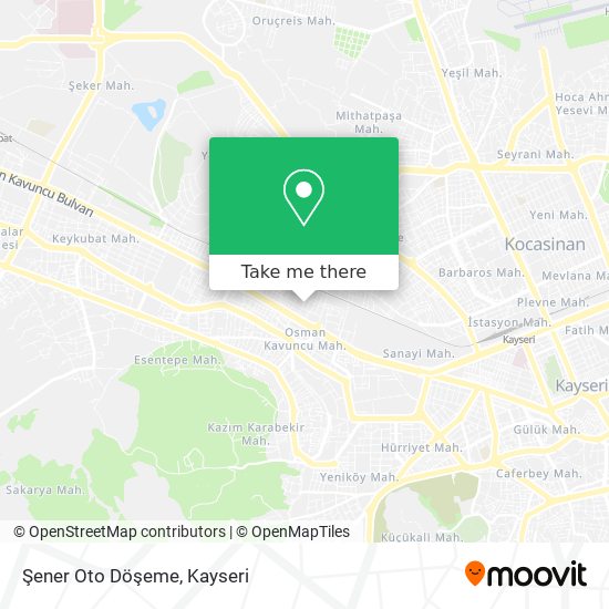 Şener Oto Döşeme map