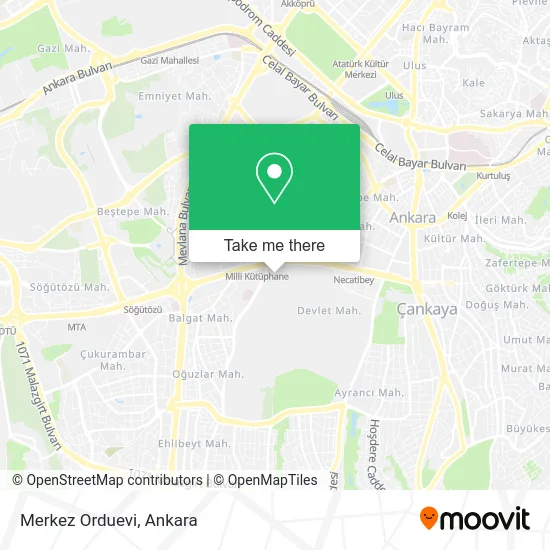 Merkez Orduevi map