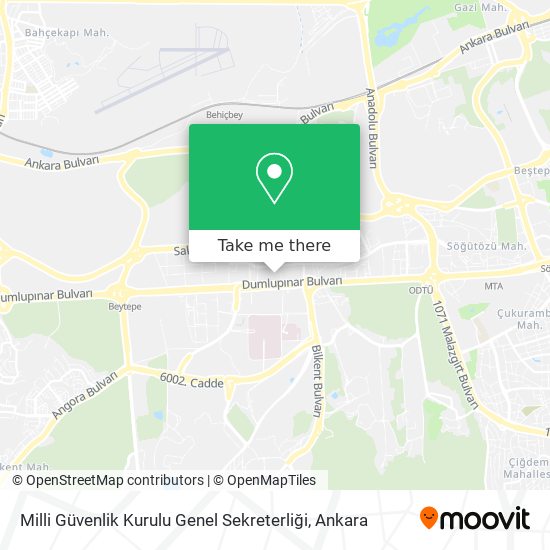 Milli Güvenlik Kurulu Genel Sekreterliği map