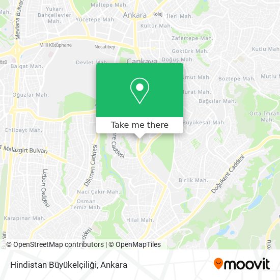 Hindistan Büyükelçiliği map