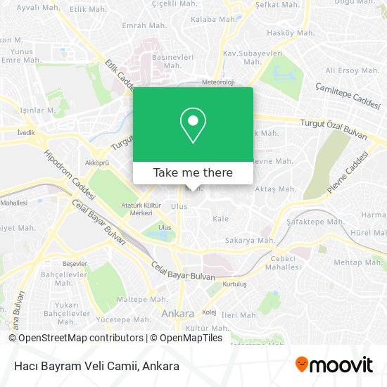 Hacı Bayram Veli Camii map