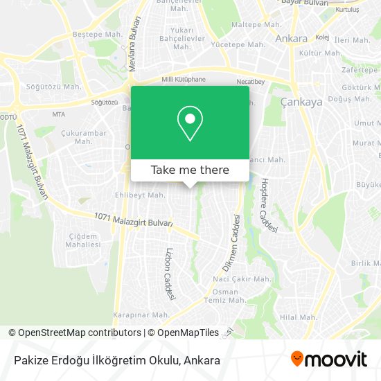 Pakize Erdoğu İlköğretim Okulu map
