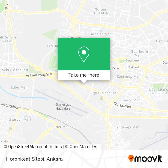 Horonkent Sitesi map