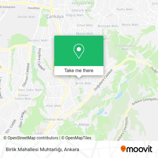 Birlik Mahallesi Muhtarlığı map