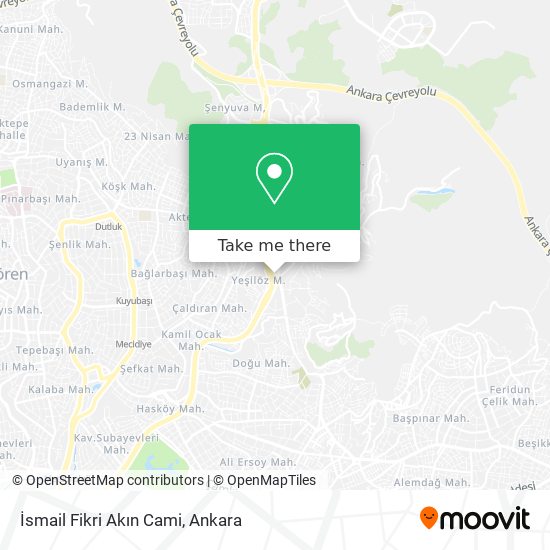 İsmail Fikri Akın Cami map