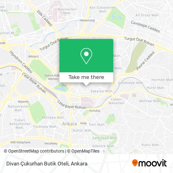 Divan Çukurhan Butik Oteli map