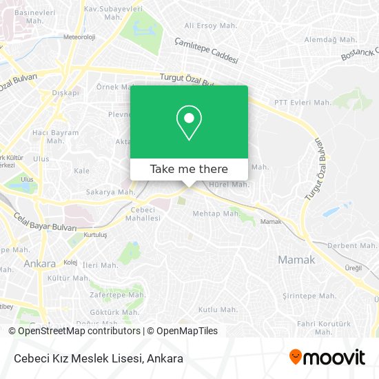 Cebeci Kız Meslek Lisesi map