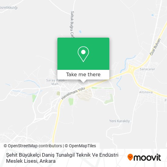 Şehit Büyükelçi Daniş Tunalıgil Teknik Ve Endüstri Meslek Lisesi map