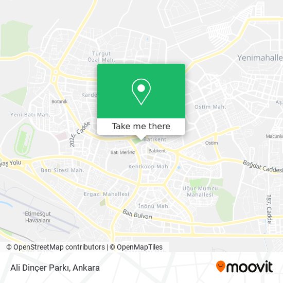 Ali Dinçer Parkı map